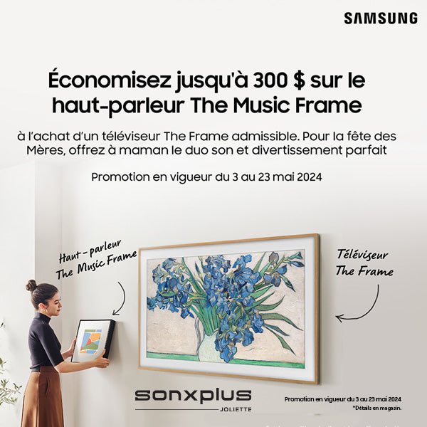 Promo Samsung The Music Frame | SONXPLUS Joliette