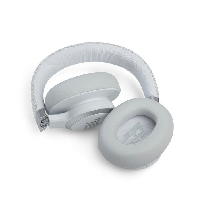 JBL Live 660NC | Écouteurs sans fil circum-auriculaires - Bluetooth - Annulation active du bruit - Connexion multipoint - Blanc-SONXPLUS Joliette