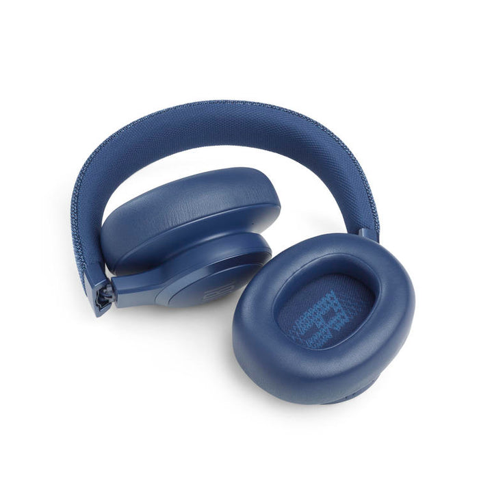 JBL Live 660NC | Around-ear wireless headphones - Bluetooth - Active noise cancellation - Multipoint connection - Blue-SONXPLUS Joliette