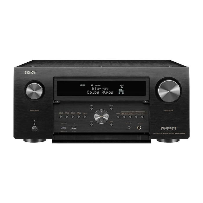 Denon AVRX8500HA | Récepteur AV 13.2 canaux - Réseau - Cinéma maison - Amplificateur de puissance monolithique - Bluetooth - Wi-Fi - 8K - HEOS - Noir-SONXPLUS Joliette