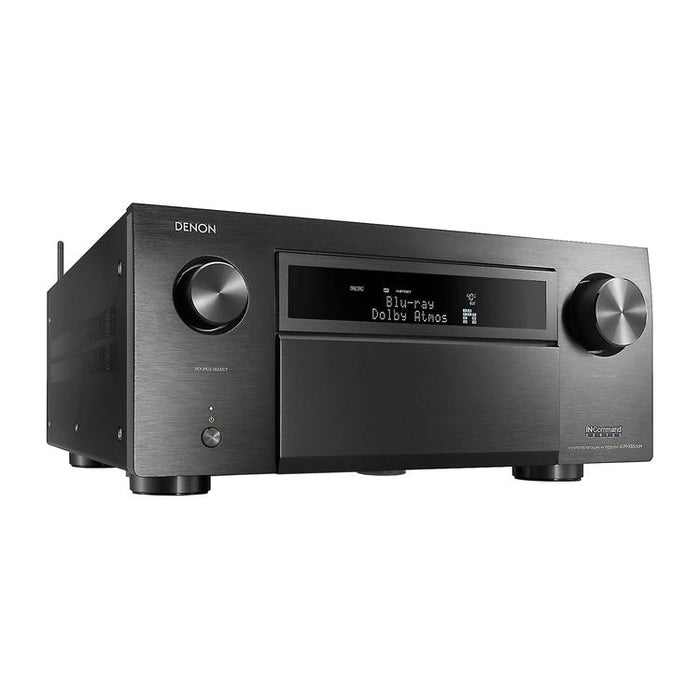 Denon AVRX8500HA | Récepteur AV 13.2 canaux - Réseau - Cinéma maison - Amplificateur de puissance monolithique - Bluetooth - Wi-Fi - 8K - HEOS - Noir-SONXPLUS Joliette