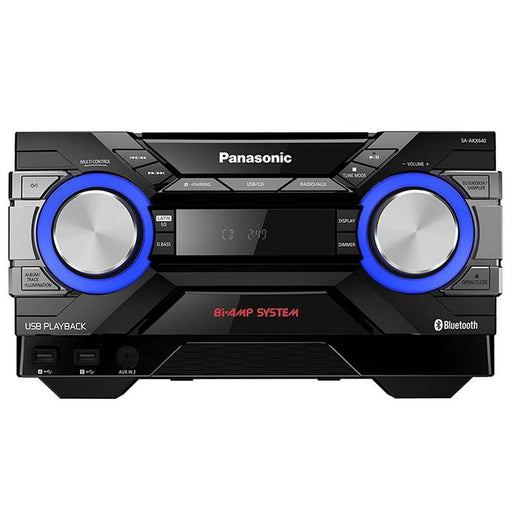 Panasonic SC-AKX640K | CD Stereo - Bluetooth - AIRQUAKE BASS - Bi-Amp - DJ Jukebox - Multicolor LED lighting-SONXPLUS Joliette