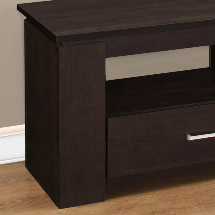 Monarch Specialties I 2600 | TV Stand - 48" - 2 Storage Drawers - Espresso-SONXPLUS Joliette