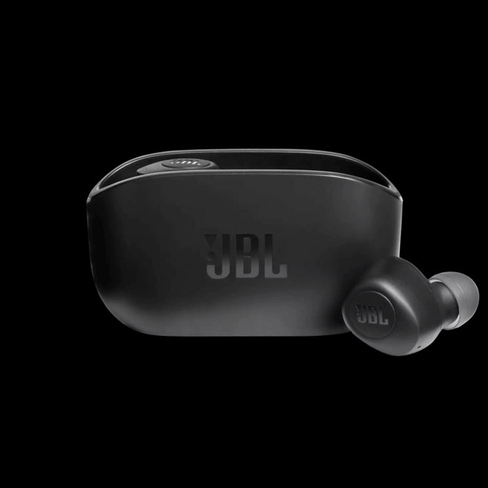 JBL Vibe 100TWS | Écouteurs 100% sans fil intra-auriculaires - Bluetooth - Isolation sonore - Microphone - Noir-SONXPLUS Joliette