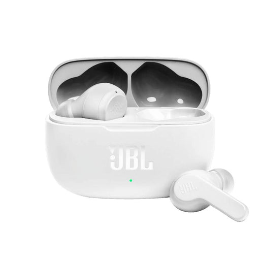 JBL Vibe 200TWS | 100% Wireless In-Ear Headphones - Bluetooth - JBL Deep Bass Sound - Microphone - White-SONXPLUS Joliette