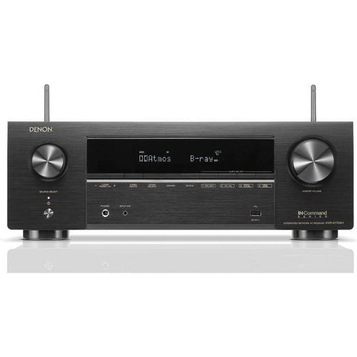 Denon AVRX1700H | 7.2 channel AV receiver - Home theater - 3D Audio - 8K - HEOS - 80 W / Channel - Black-SONXPLUS Joliette