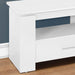 Monarch Specialties I 2601 | Meuble TV - 48" - 2 Tiroirs de rangement - Blanc-SONXPLUS Joliette