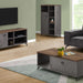 Monarch Specialties I 2830 | TV stand - 48" - Imitation wood - Medium brown - Grey imitation concrete-SONXPLUS Joliette