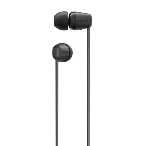 Sony WI-C100 | Écouteurs intra-auriculaires - Sans fil - Bluetooth - Autour du cou - Microphone - IPX4 - Noir-SONXPLUS Joliette