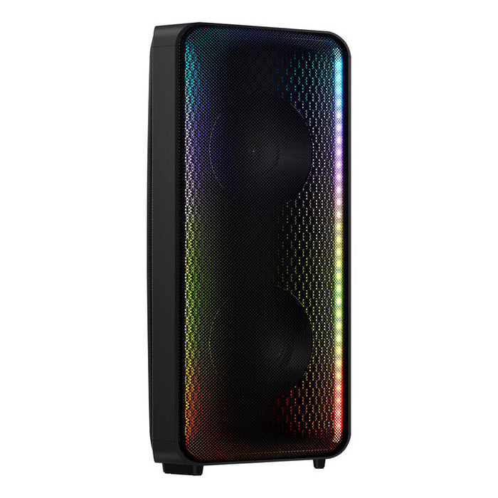 Samsung MX-ST40B | Haut-parleur portable puissant - Tour de son - Bluetooth - 160W - Bidirectionnels - Lumières à DEL - Connexion Bluetooth multiple - Noir-SONXPLUS Joliette