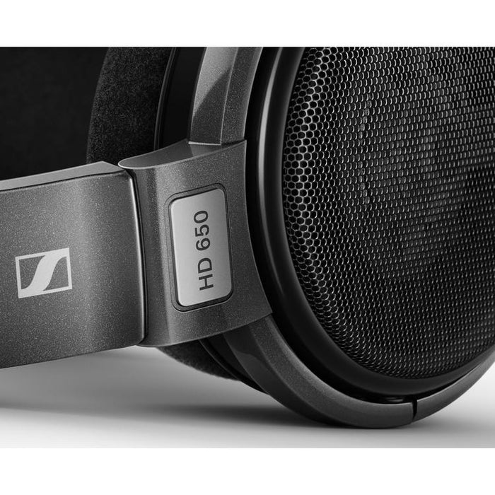 Sennheiser HD 650 | Dynamic circum-aural headphones - Open back design - For Audiophile - Wired - Detachable OFC cable - Black-SONXPLUS Joliette