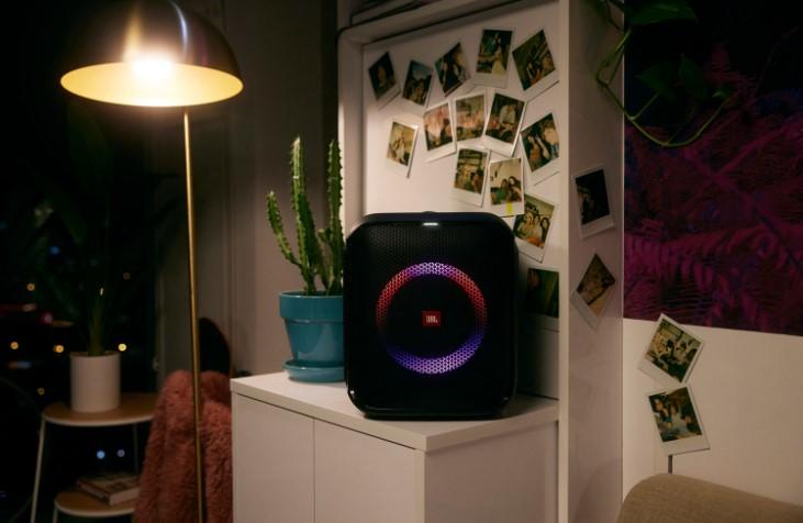 JBL Partybox Encore Essential | Haut-parleur portatif - Sans fil - Bluetooth - 100 W - Jeu de lumière - Noir-SONXPLUS Joliette