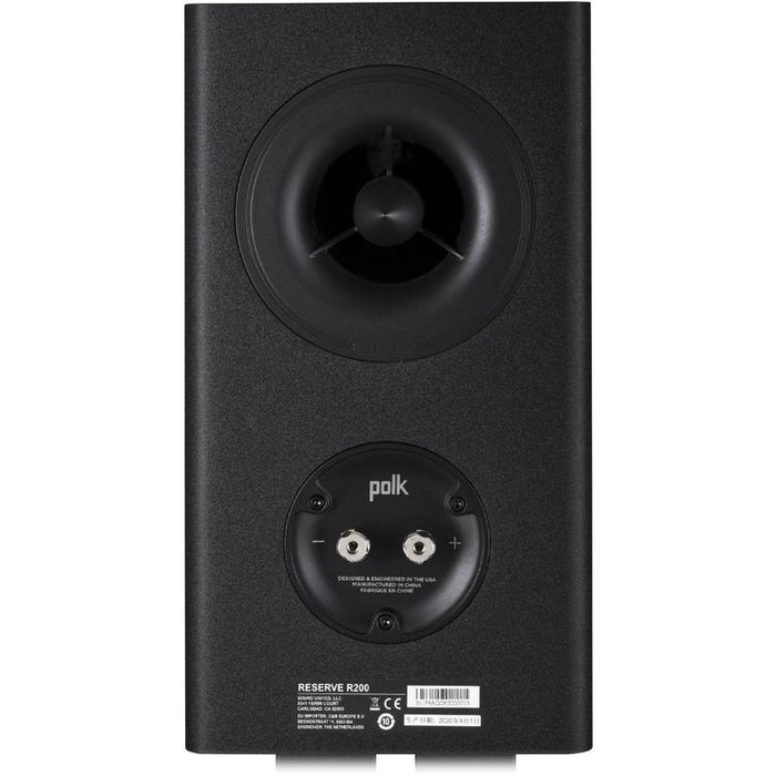 Polk Reserve R200 | Bookshelf Speakers - Excellent home theater detail - Black - Pair-SONXPLUS Joliette