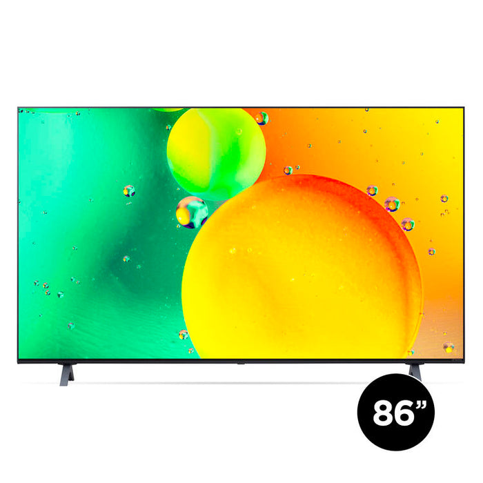 LG 86NANO75UQA | 86" NanoCell 4K Smart TV - LED - Nano75 Series - HDR - IA a7 Gen5 4K Processor - Black-SONXPLUS Joliette