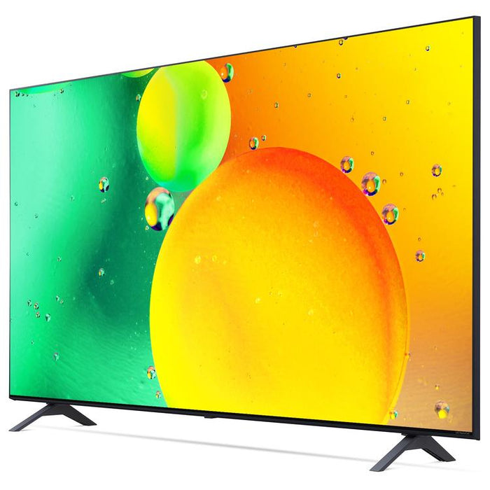 LG 75NANO75UQA | Smart TV 75" NanoCell 4K - LED - Nano75 Series - HDR - Processor IA a5 Gen5 4K - Black-SONXPLUS Joliette