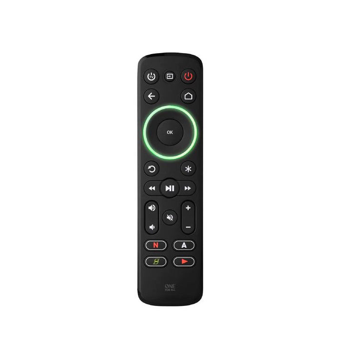 One for All URC7935R | Télécommande universelle intelligente pour téléviseur, appareil de streaming et barre de son - Série Smart - Noir-SONXPLUS Joliette