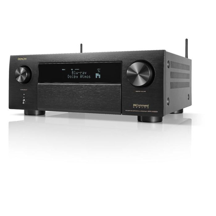 Denon AVRX4800H | 9.4 channel AV receiver - 8K - Auro 3D - Home theater - HEOS - Black-SONXPLUS Joliette