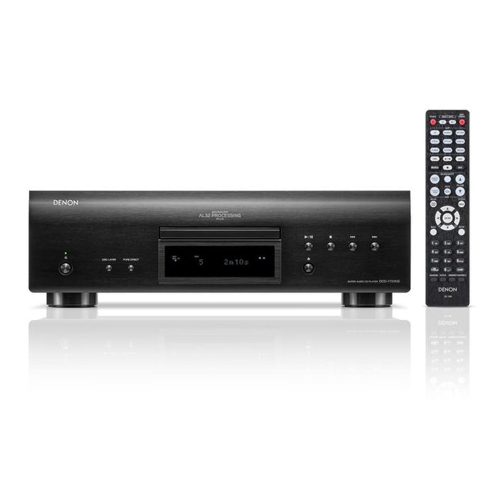 Denon DCD-1700NE | CD/SACD Player - With Advanced AL32 Processing Plus - SVH Mechanism - Black-SONXPLUS Joliette