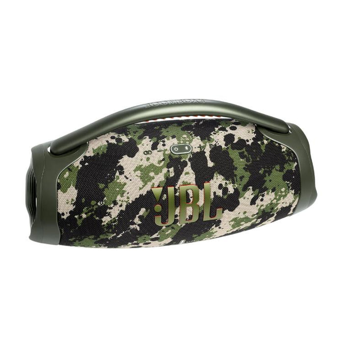 JBL Boombox 3 | Haut-parleur portable - Bluetooth - IP67 - 3 Voies - Camouflage-SONXPLUS Joliette