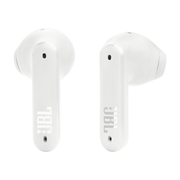 JBL Tune Flex | Écouteurs intra-auriculaires - 100% Sans fil - Bluetooth - Réduction de bruit - Conception Stick-open - IPX4 - Blanc-SONXPLUS Joliette