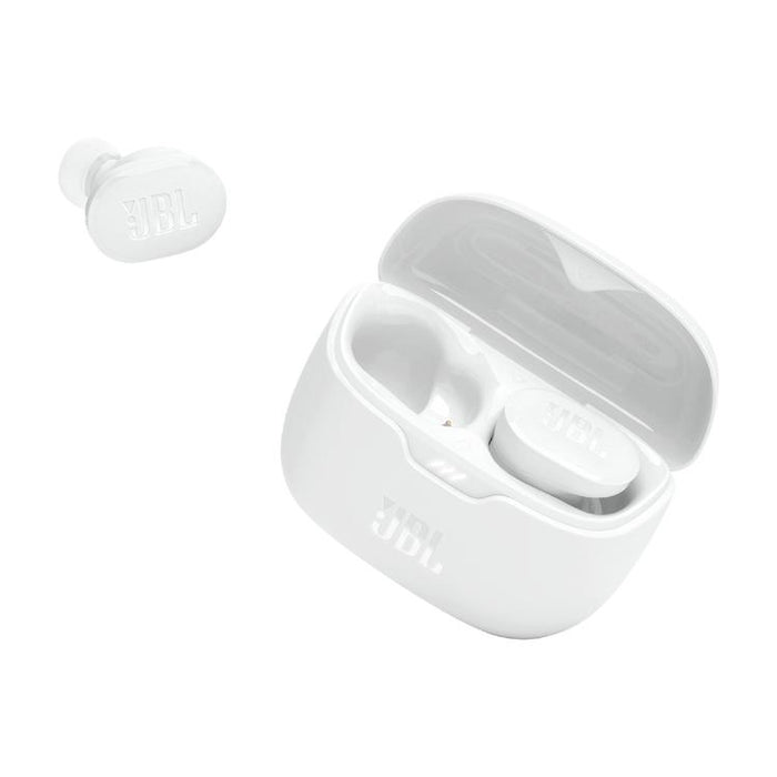 JBL Tune Buds | In-Ear Headphones - 100% Wireless - Bluetooth - Noise reduction - 4 microphones - White-SONXPLUS Joliette