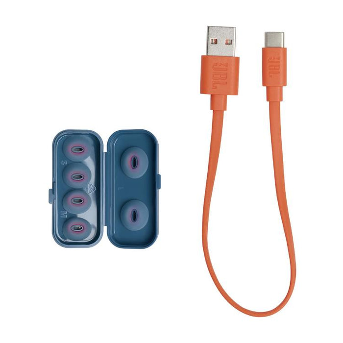 JBL Tune Flex | Écouteurs intra-auriculaires - 100% Sans fil - Bluetooth - Réduction de bruit - Conception Stick-open - IPX4 - Bleu-SONXPLUS Joliette