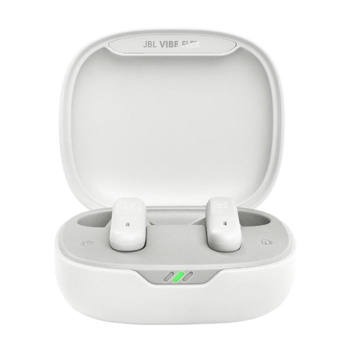 JBL Vibe Flex | In-Ear Headphones - Wireless - Bluetooth - Stick-open design - Smart Ambient Technology - White-SONXPLUS Joliette