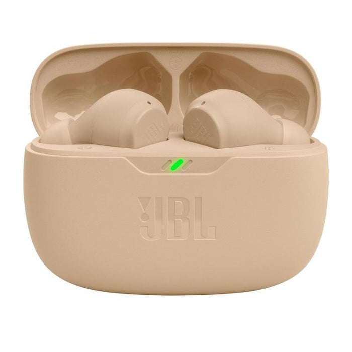 JBL Vibe Beam | In-Ear Headphones - Wireless - Bluetooth - Smart Ambient Technology - Beige-SONXPLUS Joliette