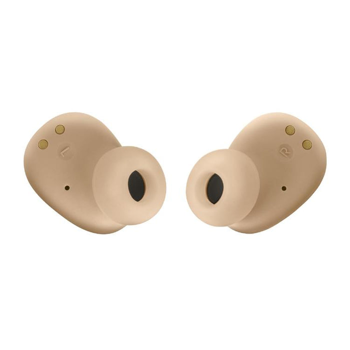 JBL Vibe Buds | In-Ear Headphones - Wireless - Bluetooth - Smart Ambient Technology - Beige-SONXPLUS Joliette