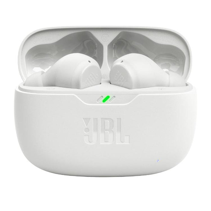 JBL Vibe Beam | In-Ear Headphones - Wireless - Bluetooth - Smart Ambient Technology - White-SONXPLUS Joliette