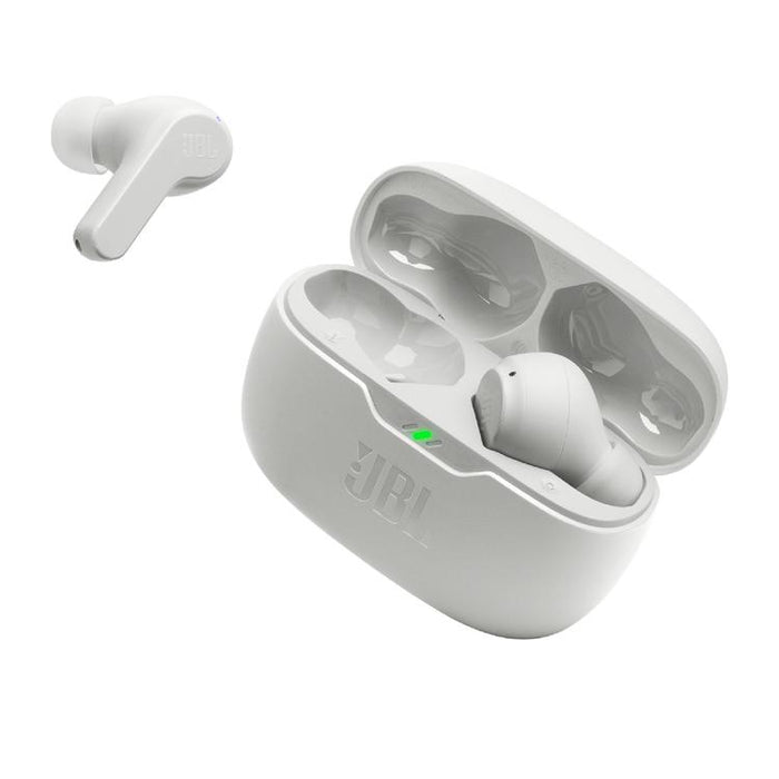 JBL Vibe Beam | In-Ear Headphones - Wireless - Bluetooth - Smart Ambient Technology - White-SONXPLUS Joliette