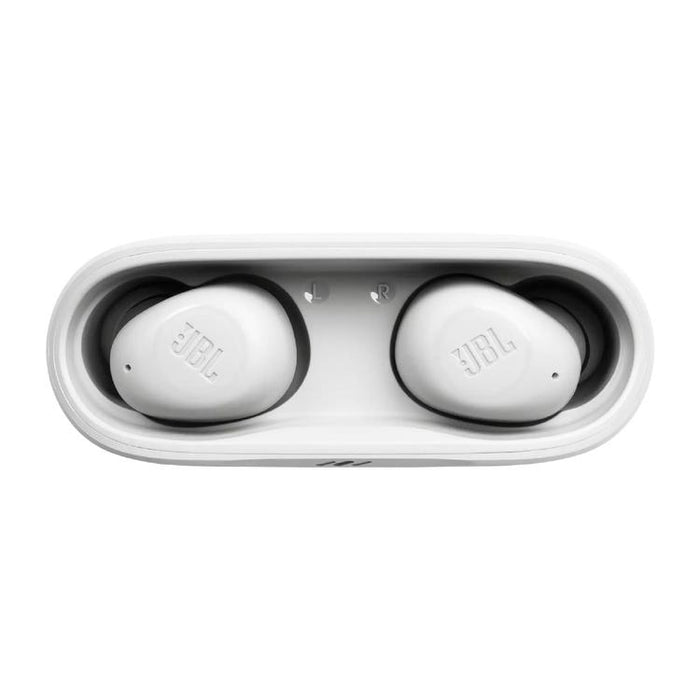 JBL Vibe Buds | In-Ear Headphones - Wireless - Bluetooth - Smart Ambient Technology - White-SONXPLUS Joliette