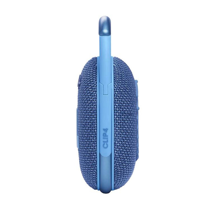 JBL Clip 4 Eco | Haut-parleur - Ultra-portable - Étanche - Bluetooth - Mousqueton intégré - Bleu-SONXPLUS Joliette