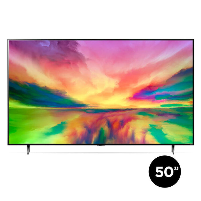 LG 50QNED80URA | 50" QNED 4K Smart TV - Quantum dot NanoCell - QNED80URA Series - HDR - a7 AI Gen6 4K Processor - Black-SONXPLUS Joliette