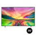 LG 75QNED80URA | 75" QNED 4K Smart TV - Quantum dot NanoCell - QNED80URA Series - HDR - a7 AI Gen6 4K Processor - Black-SONXPLUS Joliette