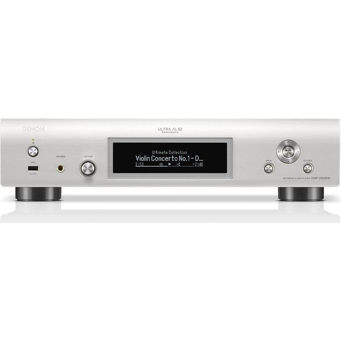 Denon DNP-2000NE | Lecteur réseau haute résolution - HEOS intégré - Wi-fi - Argent-SONXPLUS Joliette