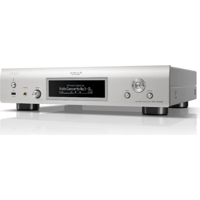 Denon DNP-2000NE | Lecteur réseau haute résolution - HEOS intégré - Wi-fi - Argent-SONXPLUS Joliette