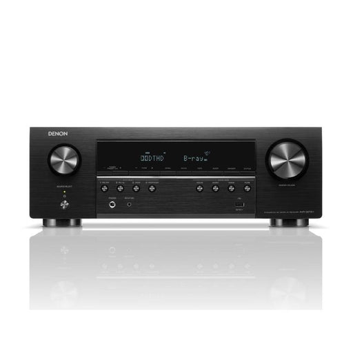 DENON AVRS670H | 5.2 Channel Home Theater AV Receiver - HDMI 8K - Integrated Heos - Bluetooth - Wi-Fi - Black-SONXPLUS Joliette