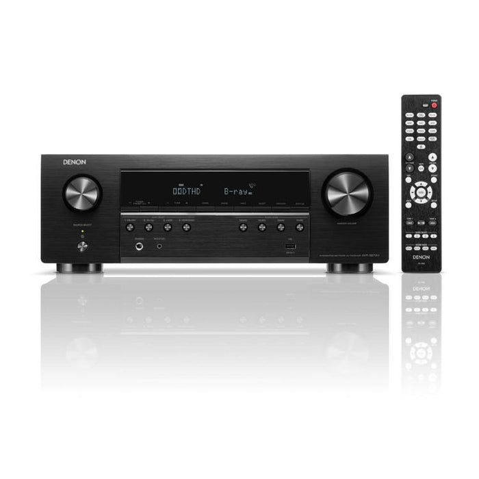 DENON AVRS670H | Récepteur AV cinéma maison 5.2 Canaux - HDMI 8K - Heos intégré - Bluetooth - Wi-Fi - Noir-SONXPLUS Joliette