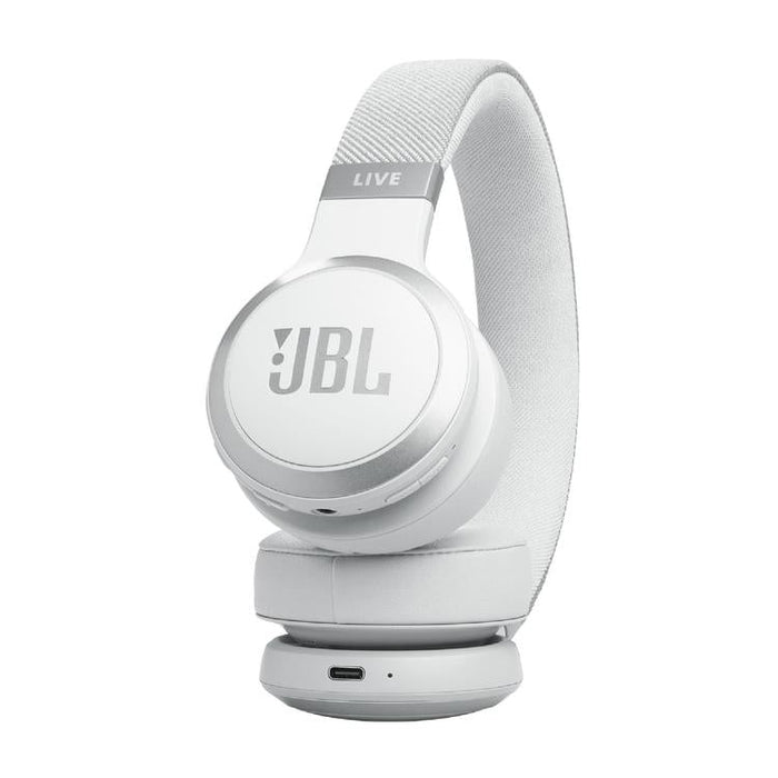 JBL Live 670NC | Écouteurs circum-auriculaires - Sans fil - Bluetooth - Blanc-Sonxplus Joliette