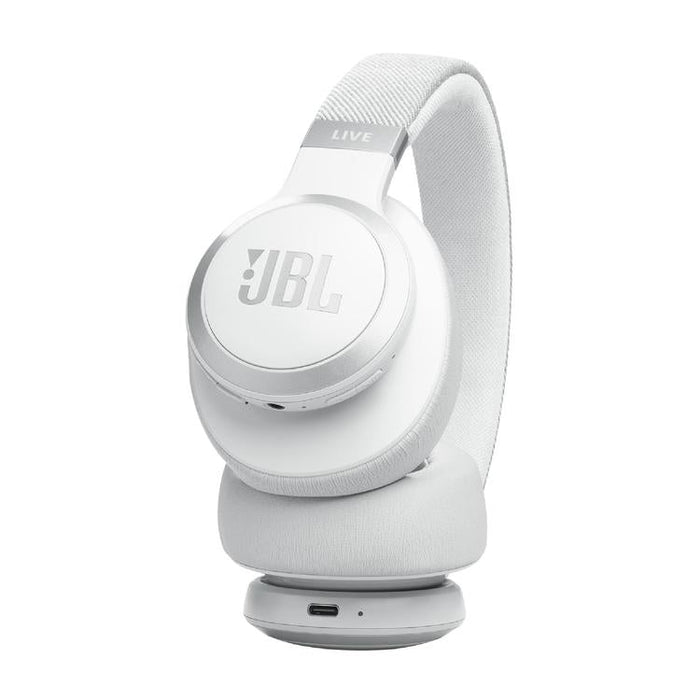 JBL Live 770NC | Écouteurs circum-auriculaires - Sans fil - Bluetooth - Blanc-Sonxplus Joliette