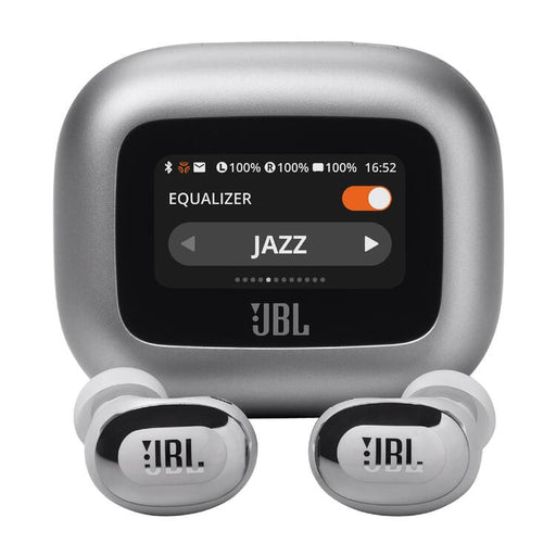 JBL Live Buds 3 | In-Ear Headphones - 1.45" LED Touch Screen - Bluetooth - Silver-SONXPLUS Joliette