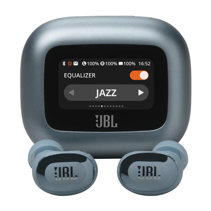 JBL Live Buds 3 | In-Ear Headphones - 1.45" LED Touch Screen - Bluetooth - Blue-SONXPLUS Joliette