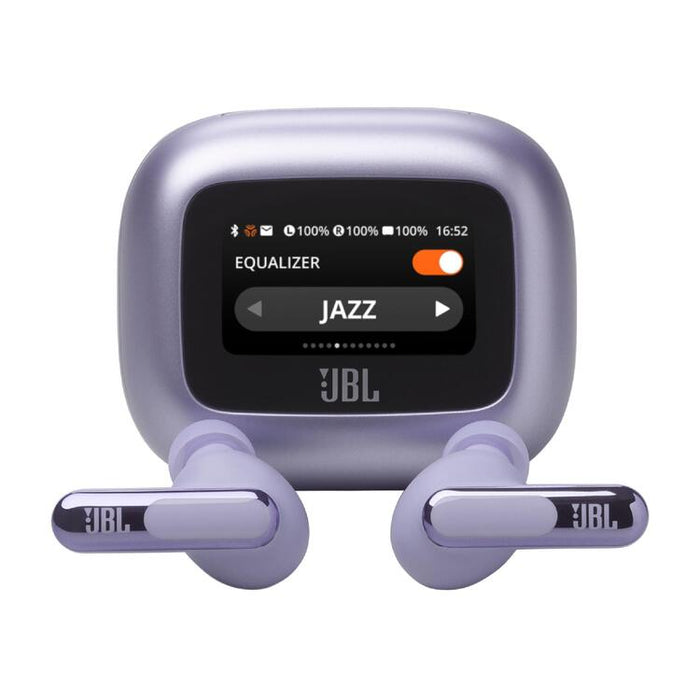 JBL Live Beam 3 | Écouteurs intra-auriculaires - Écran tactile LED 1,45" - Mauve-SONXPLUS Joliette