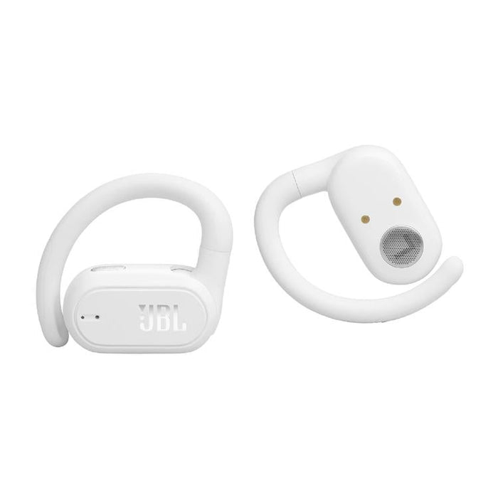 JBL Soundgear Sense | Écouteurs sportifs à conduction - Bluetooth - Blanc-Sonxplus Joliette