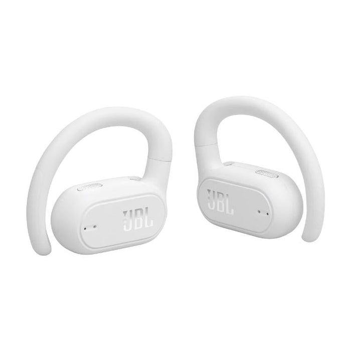 JBL Soundgear Sense | Écouteurs sportifs à conduction - Bluetooth - Blanc-Sonxplus Joliette