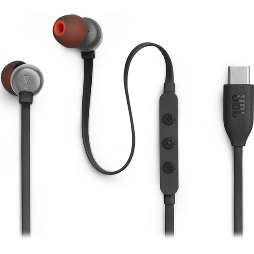 JBL Tune 310C | In-Ear Headphones - Wired - USB-C - 3 Button Remote - Black-SONXPLUS Joliette