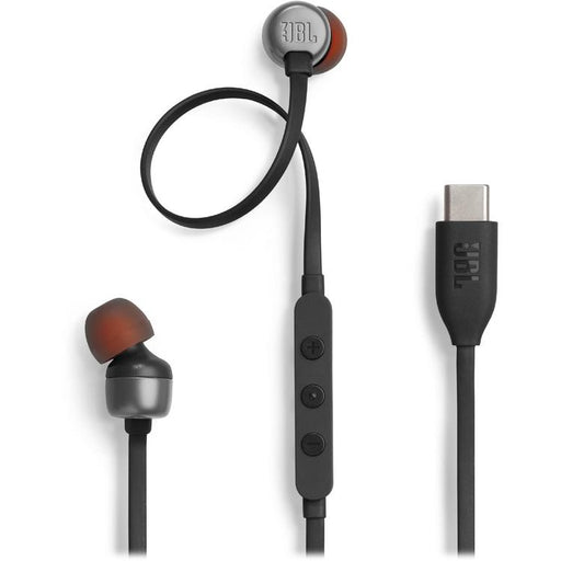 JBL Tune 310C | Écouteurs intra-auriculaires - Filaire - USB-C - Télécommande 3 boutons - Noir-SONXPLUS Joliette