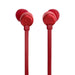 JBL Tune 310C | In-ear headphones - Wired - USB-C - 3-button remote control - Red-Sonxplus Joliette