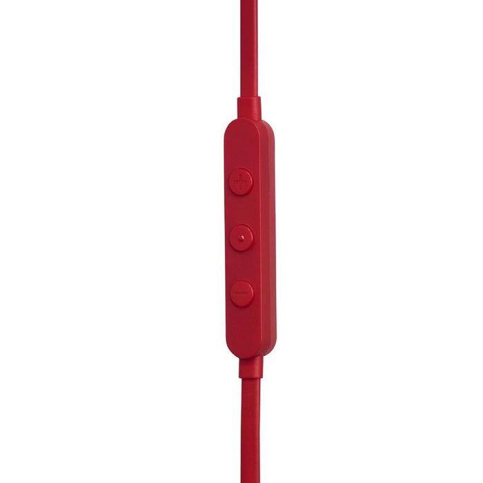 JBL Tune 310C | In-ear headphones - Wired - USB-C - 3-button remote control - Red-Sonxplus Joliette